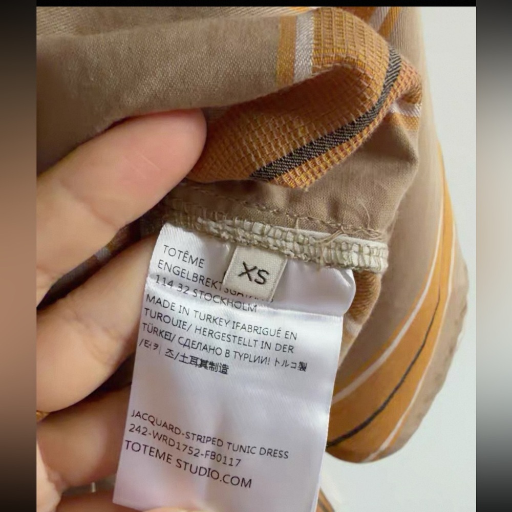 TOTEME
Jacquard striped cotton-blend shirt dress XS - Picture 9 of 10